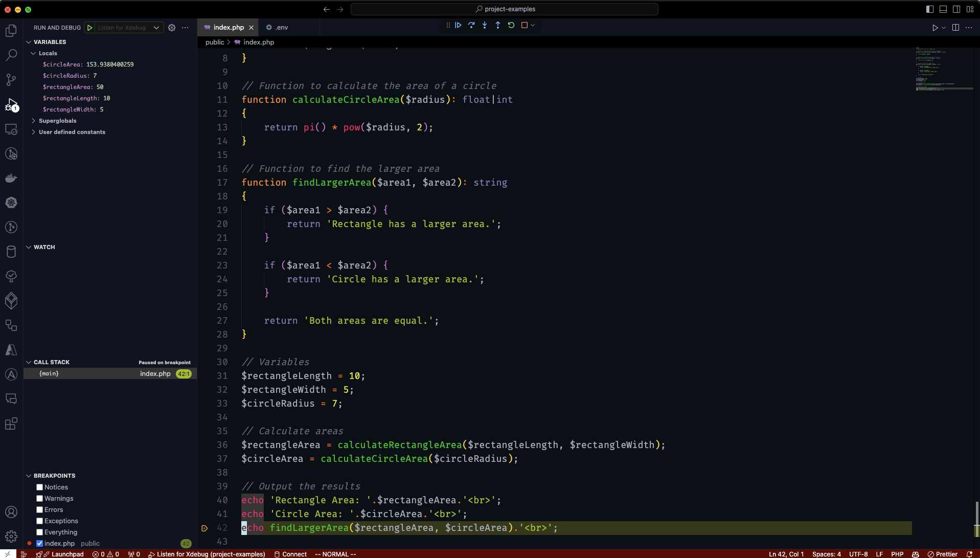 vscode-debug-screen